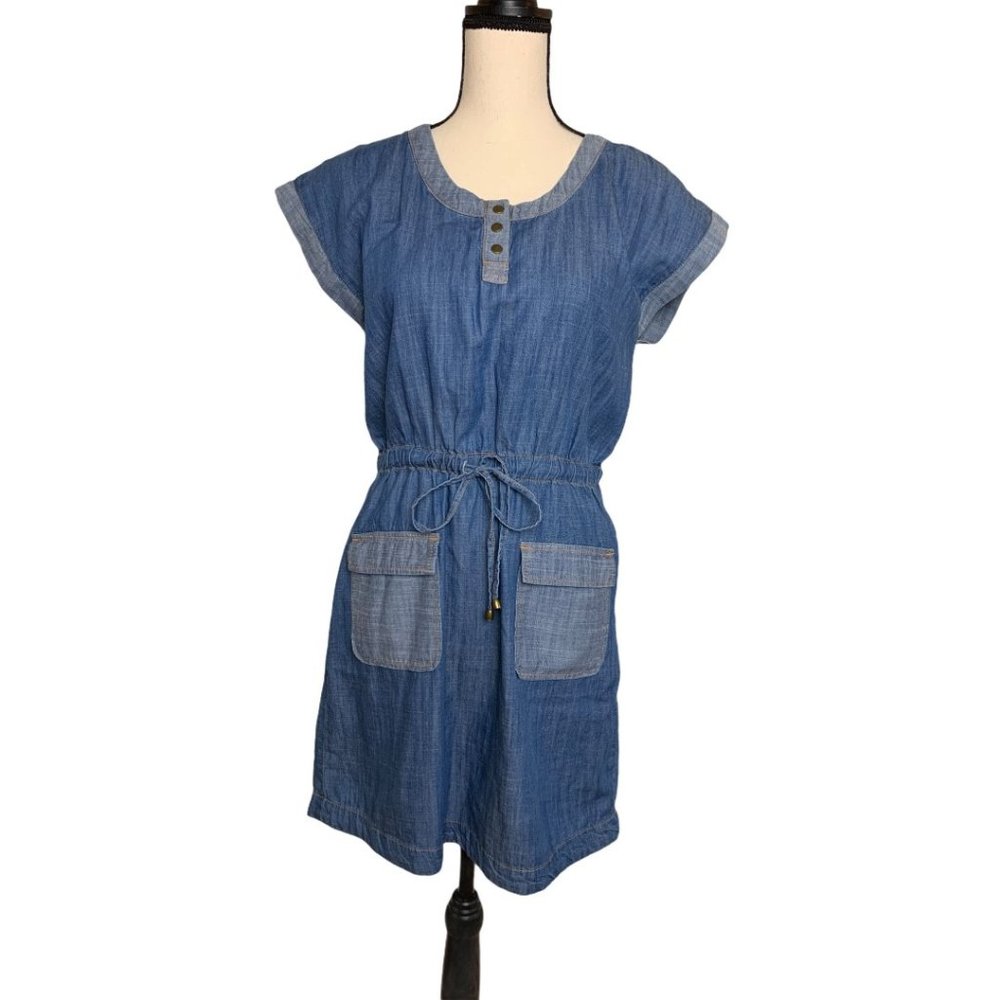 Forever 21 Life In Progress Chambray Dress